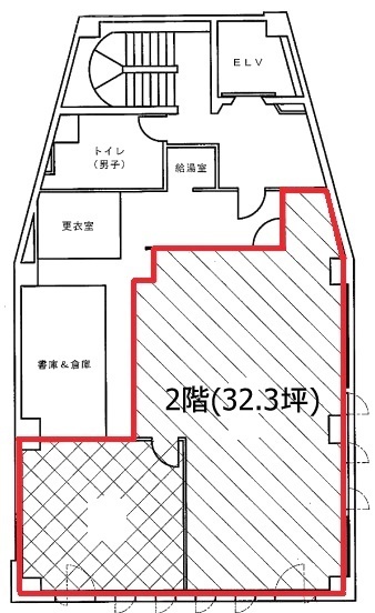 発明学会ビル2F 間取り図