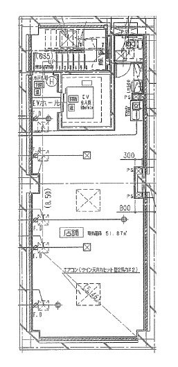 GINZA YUKIビルB1F 間取り図