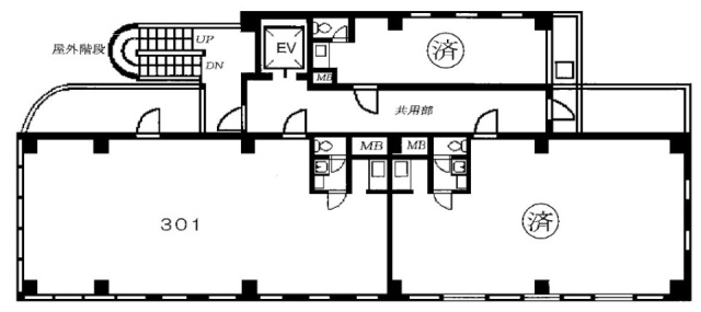 スリーワンビル301 間取り図