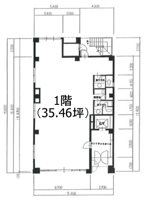 偕楽ビルディング台東1F 間取り図