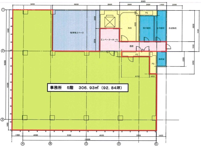 Daiwa新橋510ビル5F 間取り図