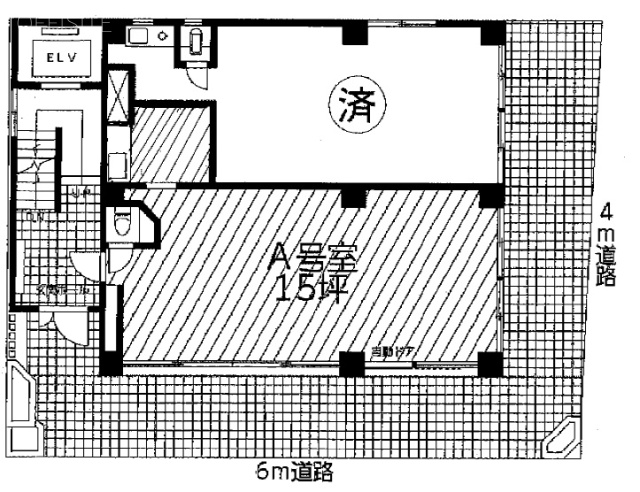 ユニオンビルA 間取り図