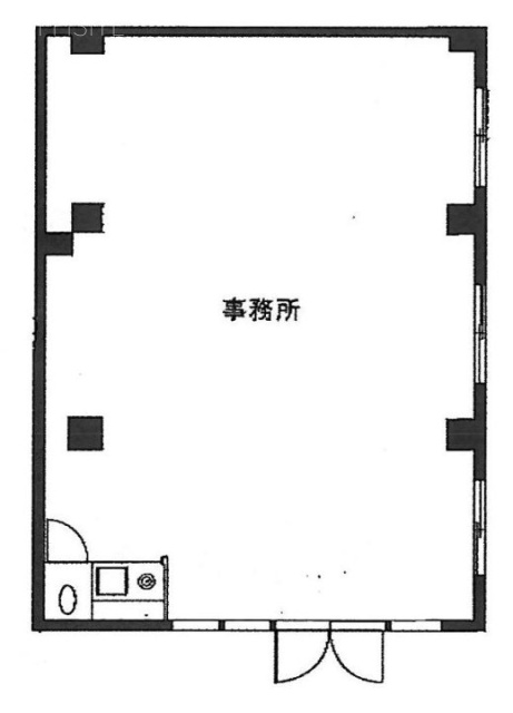 内田ビル1F 間取り図