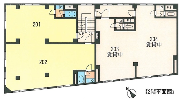 第二駒信ビル201・202 間取り図