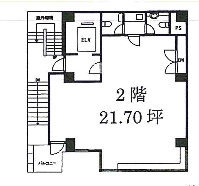 銀座DTビル2F 間取り図