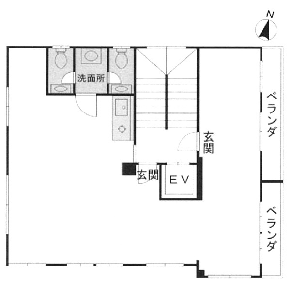 南青山アイビーハイツ601 間取り図