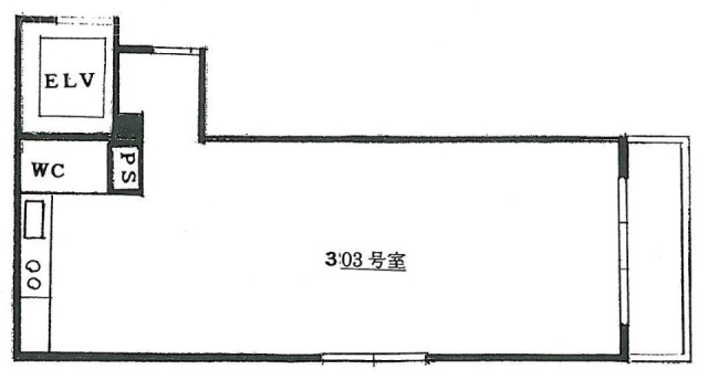 新都心ビル303 間取り図