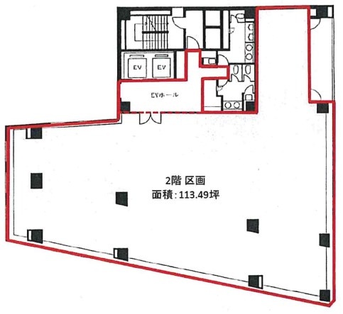 マニュライフプレイス九段南2F 間取り図