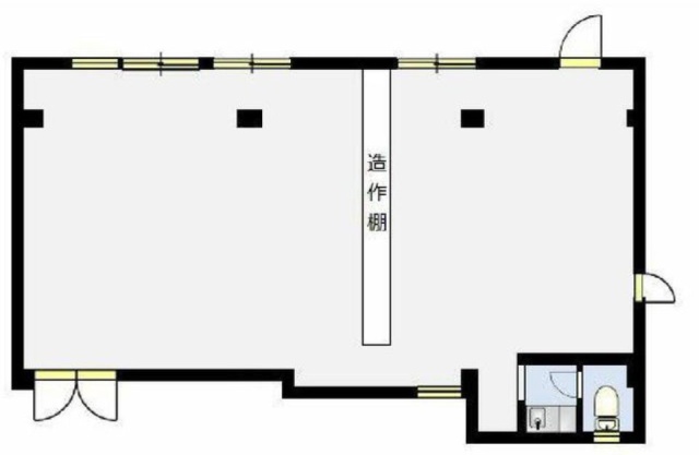 ボヌール恵比寿ビル1F 間取り図