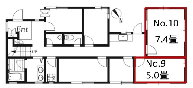 roomーing南青山ハウス10 間取り図