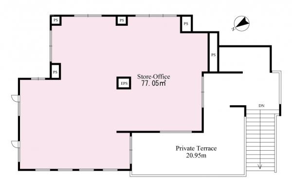 濱照ラフィネビル2F 間取り図