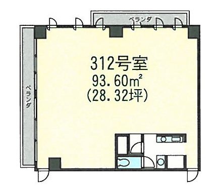 山京目黒ビル312 間取り図
