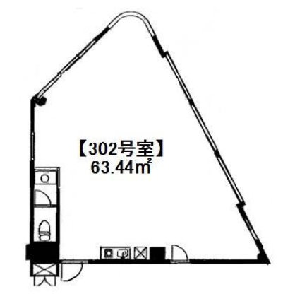 エビスオークビルⅠ302 間取り図