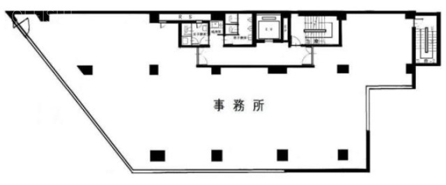 秋穂セントラルビル5F 間取り図