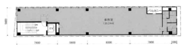 日本橋フジビル3F 間取り図