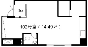 レジデンスHARA—MACHI102 間取り図