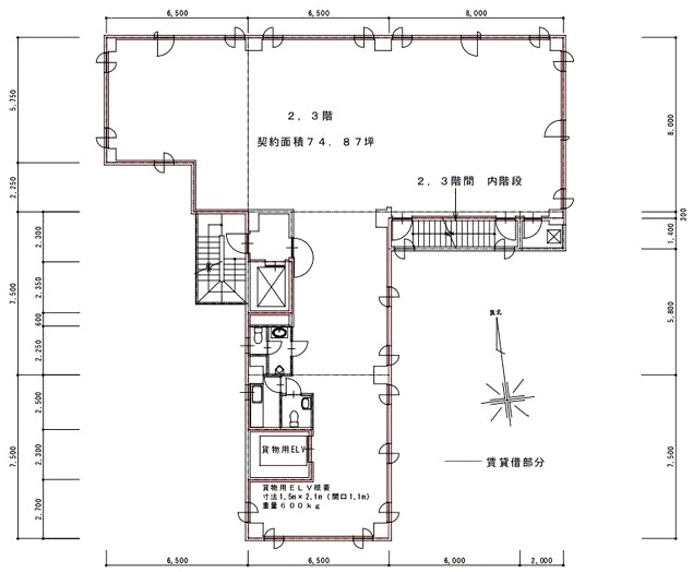 浅草橋1stビル3F 間取り図