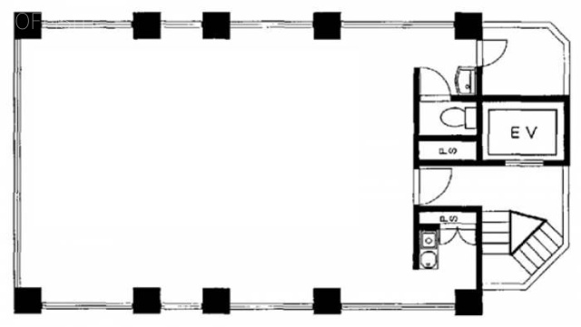 スカイビジョンビル4F 間取り図