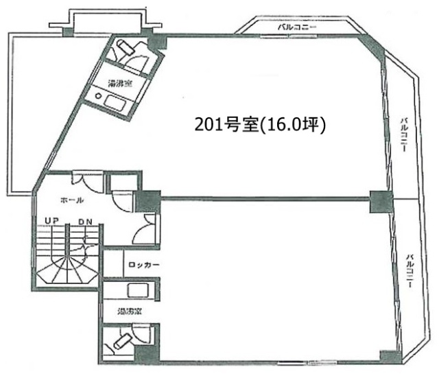 ツルマキハウススター201 間取り図