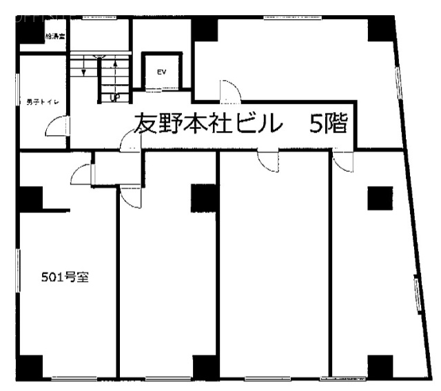 友野本社ビル501 間取り図