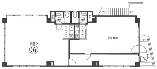 増田ビル202 間取り図