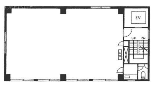 赤坂花ノ木ビル4F 間取り図