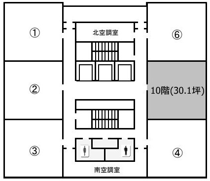 フジモト第一生命ビルディング5 間取り図