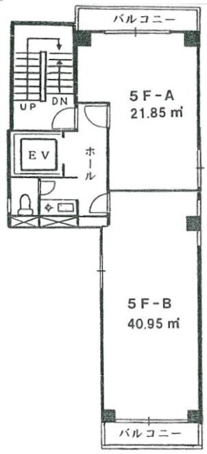 シャンデールビルB 間取り図