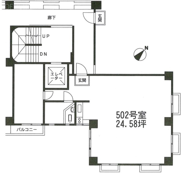秀和南青山レジデンス502 間取り図