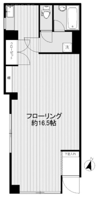 メゾン大石ビル103 間取り図