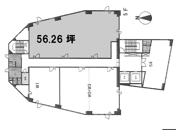 マストビル5F 間取り図