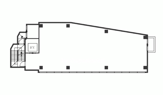 仮)渋谷宇田川町17開発計画5F 間取り図