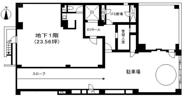 MTビルB1F 間取り図