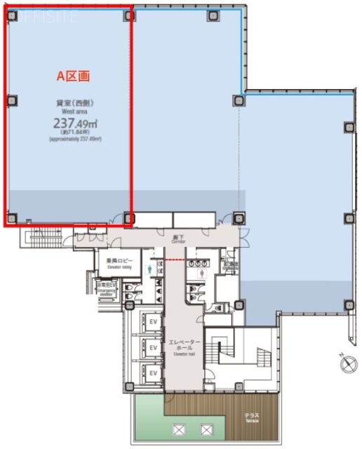 Prime Terrace KAMIYACHOA 間取り図