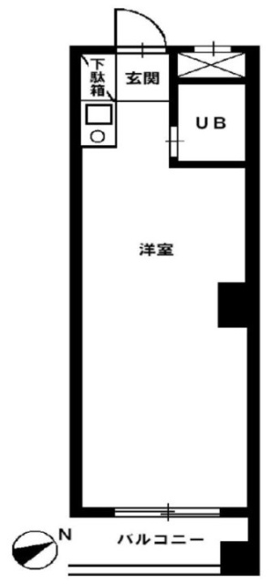 吉祥寺モトハシビル204 間取り図