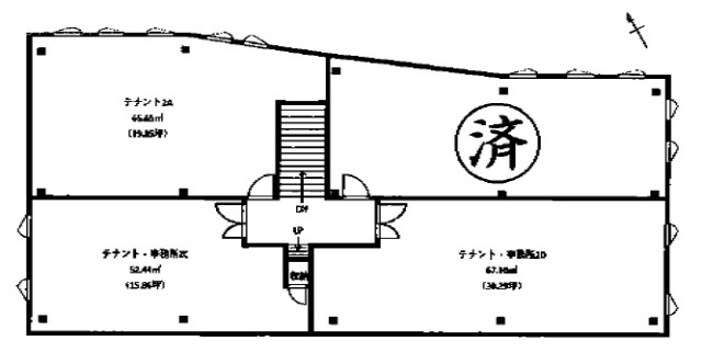 エキューラ神楽坂C 間取り図