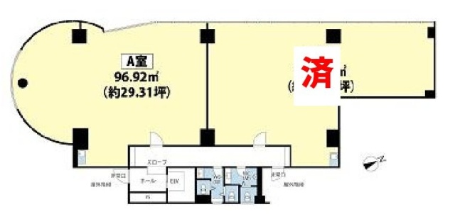 カドヤ第10ビルA 間取り図