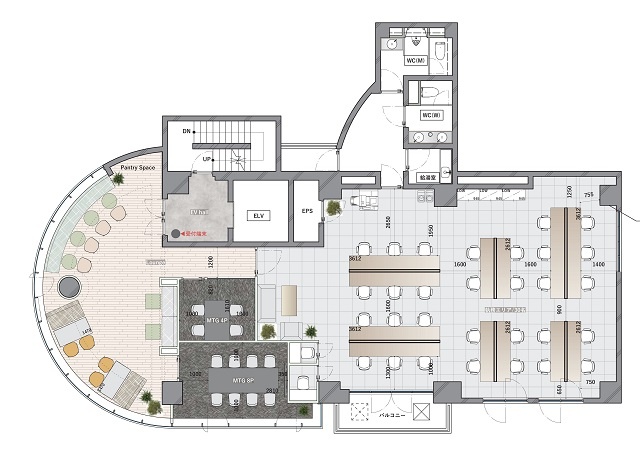 第三渡邊ビル4F 間取り図