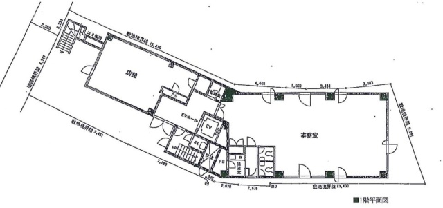TH1飯田橋ビル1F 間取り図