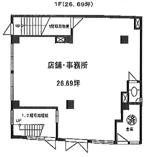 ビル西神田1F 間取り図