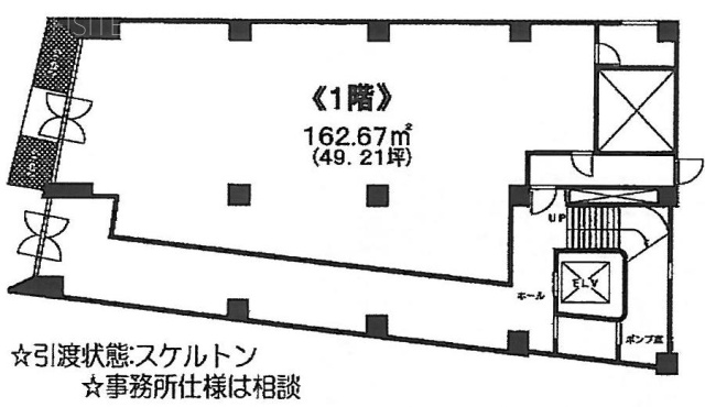 ハツコー本社ビル1F 間取り図