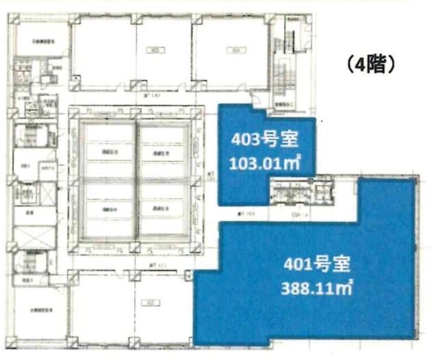 ステーションプラザタワー401 間取り図