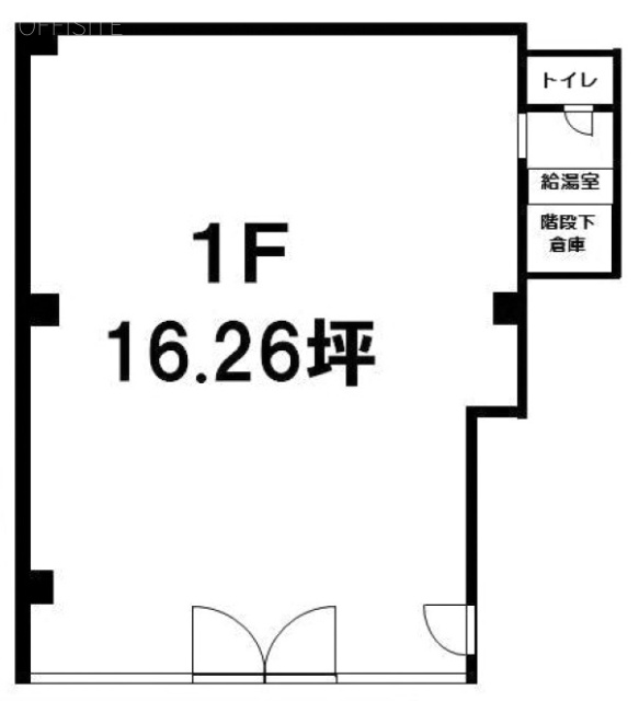 高木ビル1F 間取り図