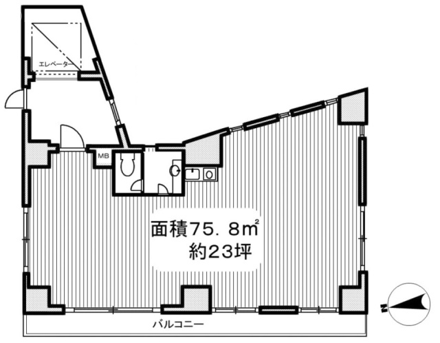 ヴェルテスビル2F 間取り図