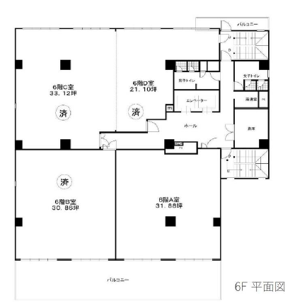 ナガオカビルA 間取り図