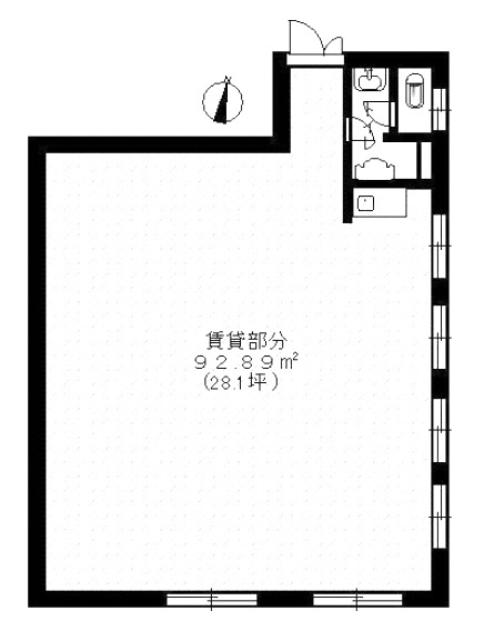 ロンアイル池袋502 間取り図
