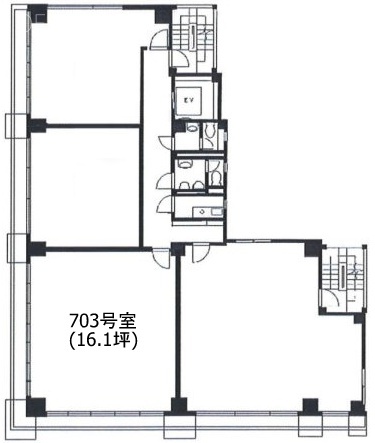 クラシックビル703 間取り図