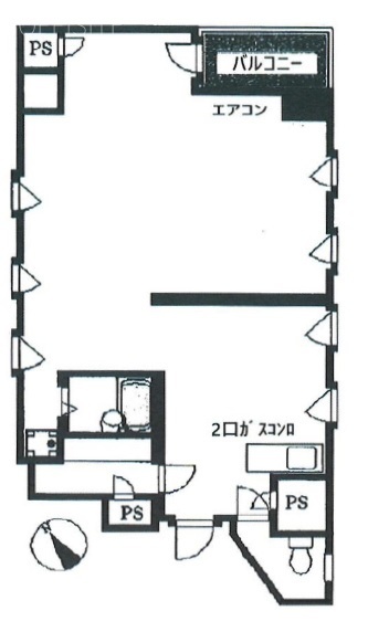 NYビル701 間取り図