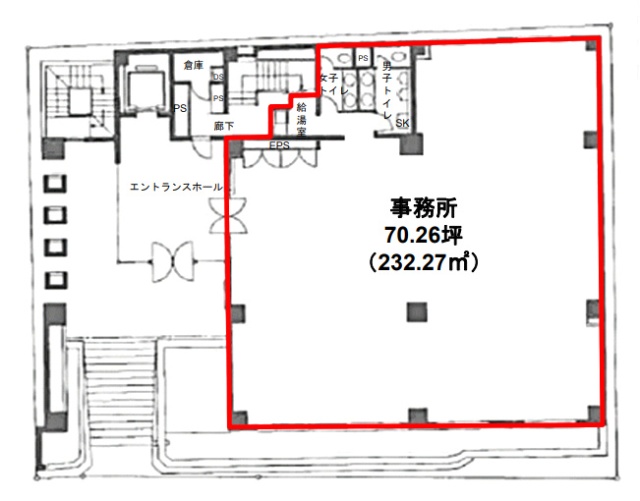 グローヴビル1F 間取り図