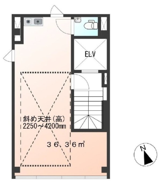 大塚ビル5F 間取り図